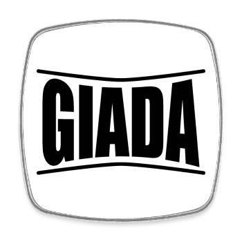 T-Shirt Giada T-Shirt Geschenkidee - Viereckiger Kühlschrankmagnet - Weiß - Vorne