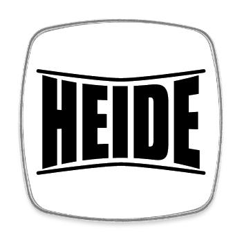 T-Shirt Heide T-Shirt Geschenkidee - Viereckiger Kühlschrankmagnet - Weiß - Vorne
