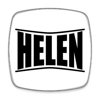 t-shirt Helen t-shirt gift idea - Square fridge magnet - white - Front