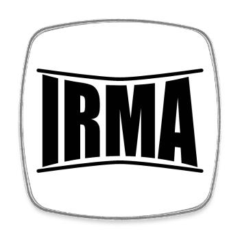 T-Shirt Irma T-Shirt Idee reaglo - Viereckiger Kühlschrankmagnet - Weiß - Vorne