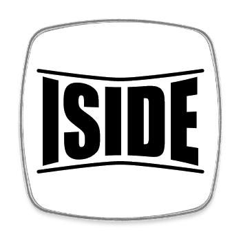 T-Shirt Iside T-Shirt Geschenkidee - Viereckiger Kühlschrankmagnet - Weiß - Vorne