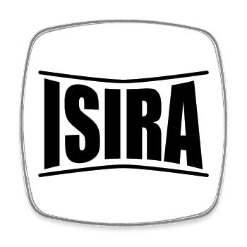 T-Shirt Isira T-Shirt Geschenkidee - Viereckiger Kühlschrankmagnet - Weiß - Vorne