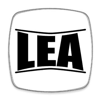 t-shirt Lea t-shirt gift idea - Square fridge magnet - white - Front