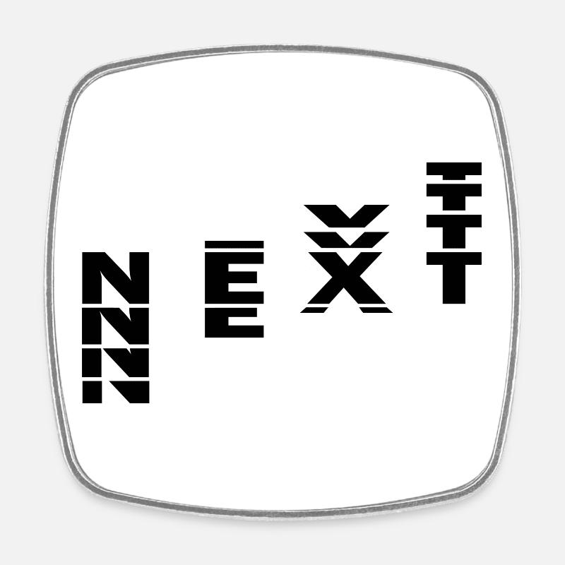 NEXT - Square fridge magnet - white