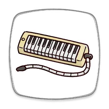 Melodica Reggae Rasta Dub Roots Music - Viereckiger Kühlschrankmagnet - Weiß - Vorne