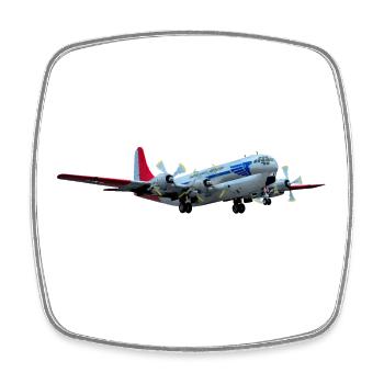C-97 - Square fridge magnet - white - Front