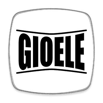 Gioele T-Shirt T-Shirt Geschenkidee - Viereckiger Kühlschrankmagnet - Weiß - Vorne