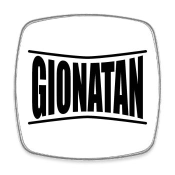 T-Shirt Gionatan T-Shirt Geschenkidee - Viereckiger Kühlschrankmagnet - Weiß - Vorne