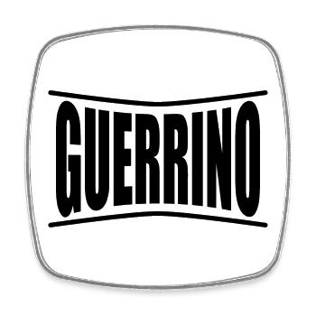 t-shirt Guerrino t-shirt gift idea - Square fridge magnet - white - Front