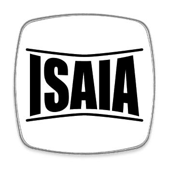 name t-shirt Isaia t-shirt gift idea - Square fridge magnet - white - Front