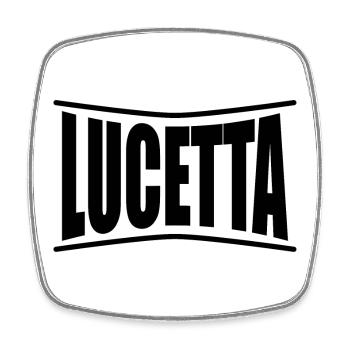 Lucetta t-shirt t-shirt gift idea - Square fridge magnet - white - Front