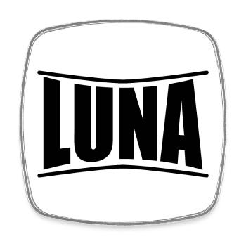 name t-shirt Moon t-shirt gift idea - Square fridge magnet - white - Front