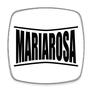 name t-shirt Mariarosa t-shirt gift idea - Square fridge magnet - white - Front