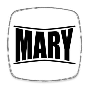 t-shirt avec le nom Mary idée cadeau t-shirt - Magnet carré - blanc - Devant
