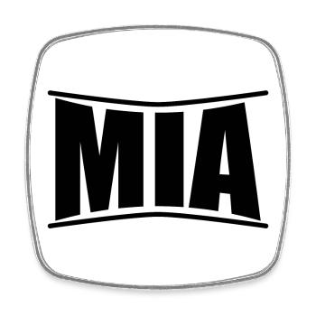 T-Shirt-Name Meine T-Shirt-Geschenkidee - Viereckiger Kühlschrankmagnet - Weiß - Vorne