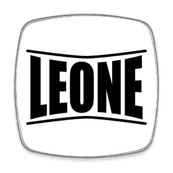 T-Shirt Name Leone T-Shirt Geschenkidee - Viereckiger Kühlschrankmagnet - Weiß - Vorne