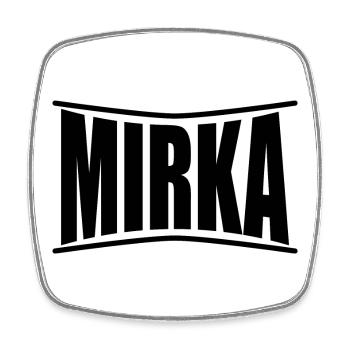 nom du t-shirt Mirka idée cadeau t-shirt - Magnet carré - blanc - Devant