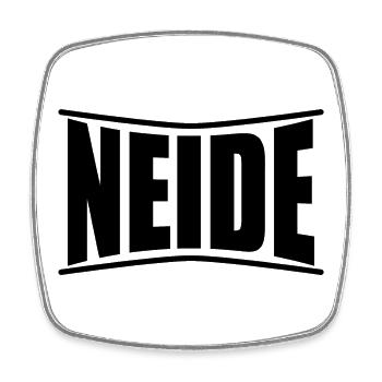 T-Shirt Neide T-Shirt Geschenkidee - Viereckiger Kühlschrankmagnet - Weiß - Vorne