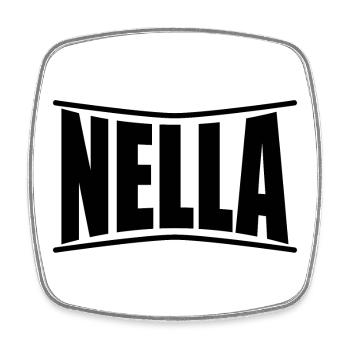 nom du t-shirt Dans l’idée cadeau t-shirt - Magnet carré - blanc - Devant