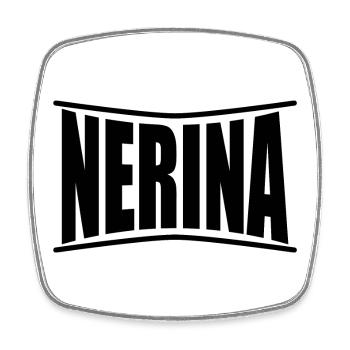 nom du t-shirt Nerina idée cadeau t-shirt - Magnet carré - blanc - Devant