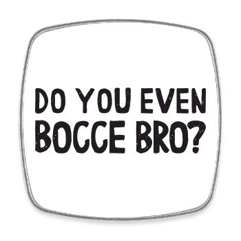 Do You Even Bocce Bro Ball with Jack Bocci Game - Square fridge magnet - white - Front