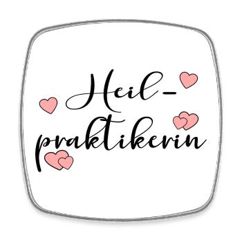 BERUFUNG HEILPRAKTIKERIN - Viereckiger Kühlschrankmagnet - Weiß - Vorne