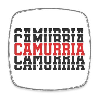 t-shirt Sicilia camurria t-shirt geschenkidee - Viereckiger Kühlschrankmagnet - Weiß - Vorne