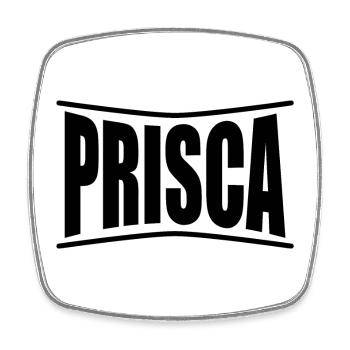 Prisca t-shirt t-shirt gift idea - Square fridge magnet - white - Front