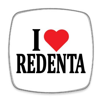 t-shirt I love Redeemed t-shirt gift idea - Square fridge magnet - white - Front