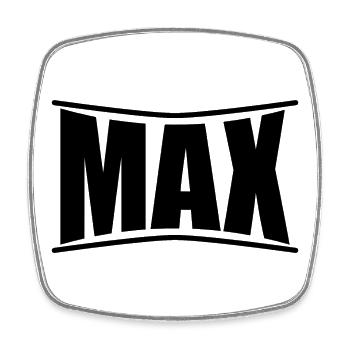 t-shirt Max t-shirt gift idea - Square fridge magnet - white - Front