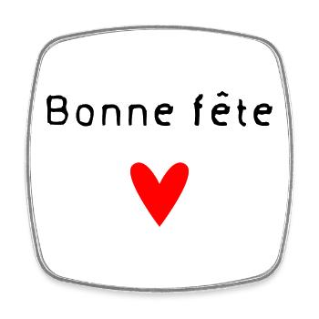 GRANNY. MOTHER'S DAY. HAPPY GRANNY'S DAY. I LOVE YOU - Square fridge magnet - white - Front