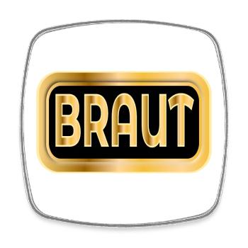 Braut - Viereckiger Kühlschrankmagnet - Weiß - Vorne