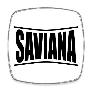 t-shirt Saviana t-shirt idée cadeau - Magnet carré - blanc - Devant