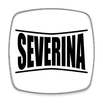 Severina t-shirt t-shirt gift idea - Square fridge magnet - white - Front