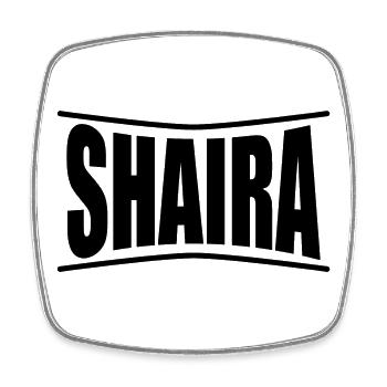 t-shirt Saira t-shirt idée cadeau - Magnet carré - blanc - Devant