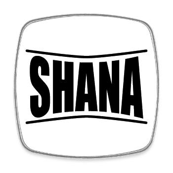 t-shirt Shana t-shirt gift idea - Square fridge magnet - white - Front