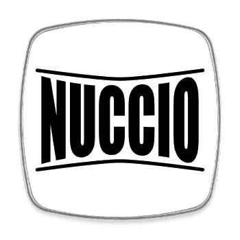 t-shirt Nuccio t-shirt gift idea - Square fridge magnet - white - Front