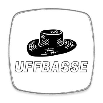 Strohhutliebe - Viereckiger Kühlschrankmagnet - Weiß - Vorne