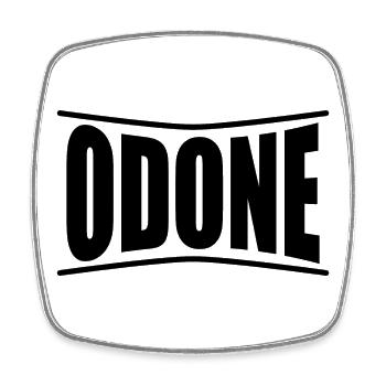 t-shirt Odone t-shirt idée cadeau - Magnet carré - blanc - Devant