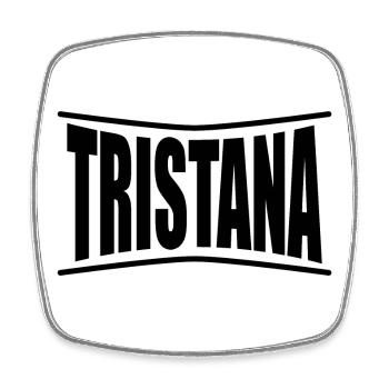 Tristana T-Shirt T-Shirt Geschenkidee - Viereckiger Kühlschrankmagnet - Weiß - Vorne