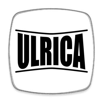 T-Shirt Ulrica T-Shirt Geschenkidee - Viereckiger Kühlschrankmagnet - Weiß - Vorne
