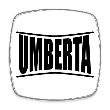 T-Shirt Umberta T-Shirt Geschenkidee - Viereckiger Kühlschrankmagnet - Weiß - Vorne
