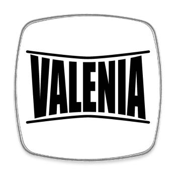 t-shirt idée cadeau t-shirt Valenia - Magnet carré - blanc - Devant