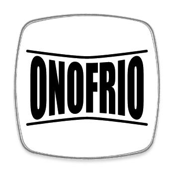 Onofrio t-shirt t-shirt gift idea - Square fridge magnet - white - Front