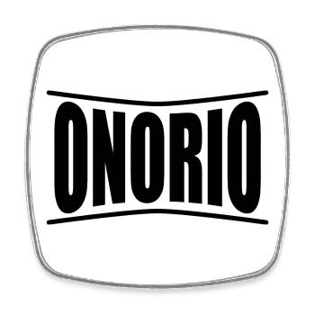 Onorio T-Shirt T-Shirt Geschenkidee - Viereckiger Kühlschrankmagnet - Weiß - Vorne