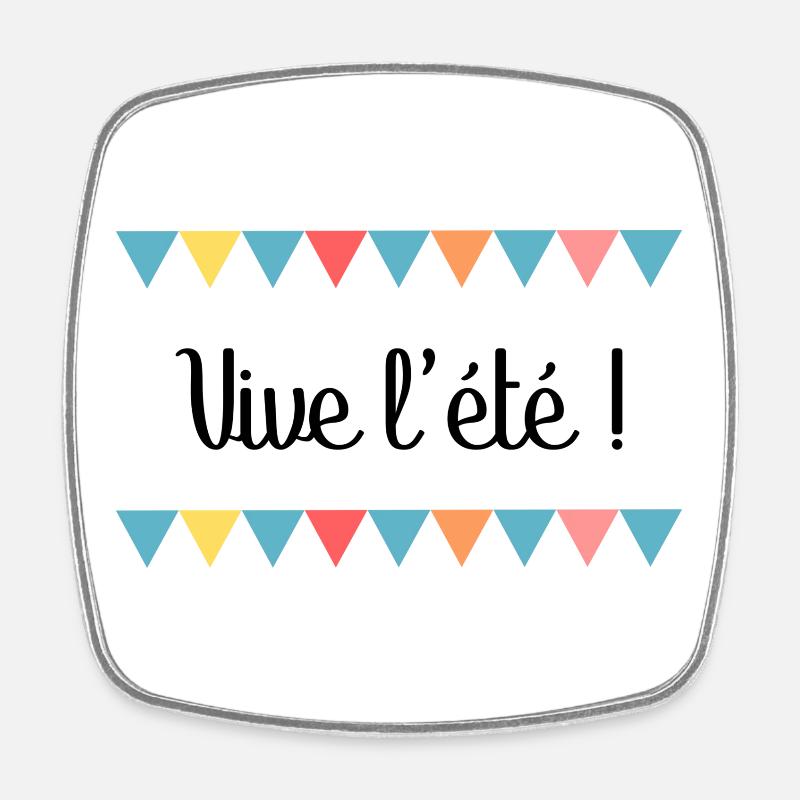 MAÎTRESSE. MAITRE. MERCI. MERCI MAÎTRESSE - Magnet carré - blanc