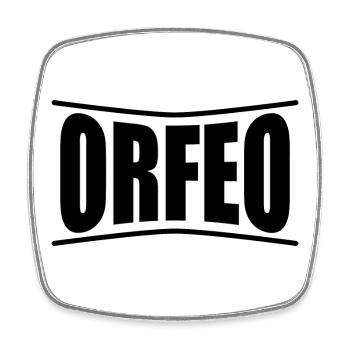 Orfeo t-shirt t-shirt gift idea - Square fridge magnet - white - Front