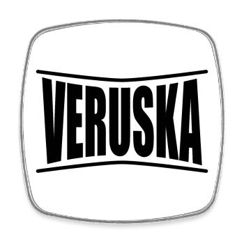Veruska T-Shirt T-Shirt Geschenkidee - Viereckiger Kühlschrankmagnet - Weiß - Vorne