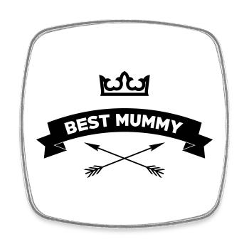 Meilleure Maman - Fête des Mères - Magnet carré - blanc - Devant