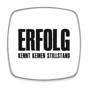 Erfolg Spruch für Gründer Unternehmer Startup - Viereckiger Kühlschrankmagnet - Weiß - Vorne